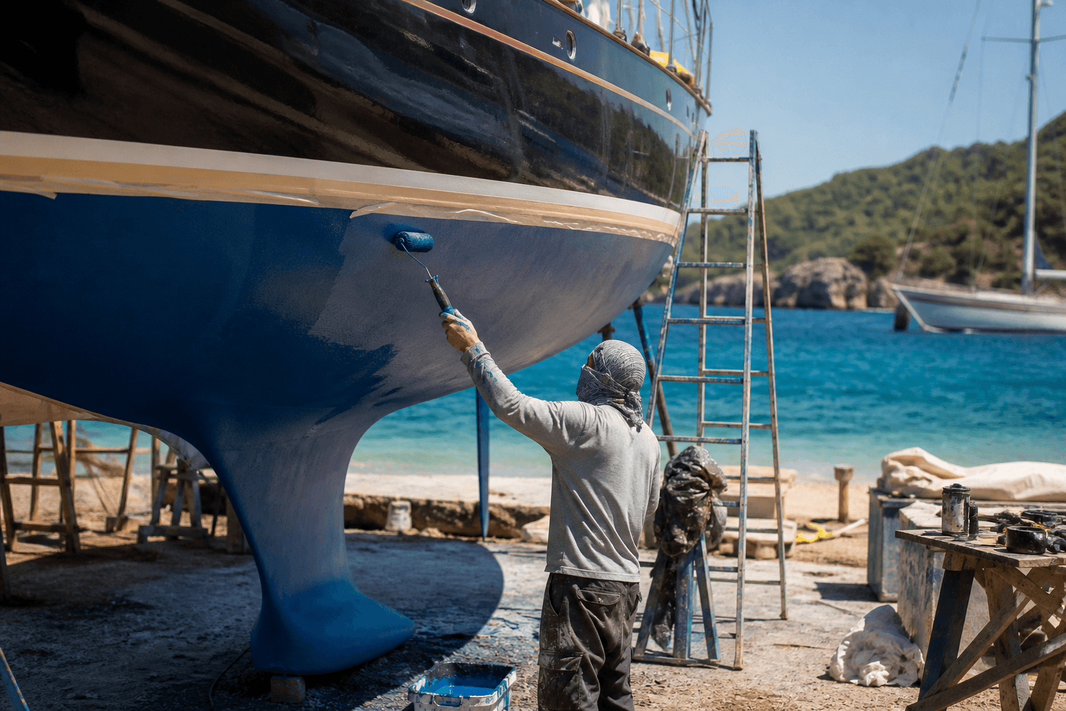 Zehirli Boya (Antifouling) Rehberi: Tipler, Süreç ve Doğru Zamanlama