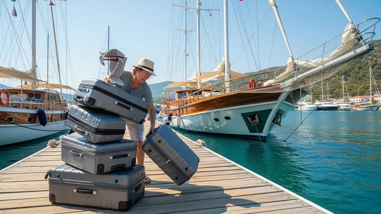 Eine visuelle Erklärung häufiger Fehler, die Erstsegler auf einer Blauen Reise vermeiden sollten. Ein Leitfaden mit wichtigen Tipps und Ratschlägen für unerfahrene Segler.