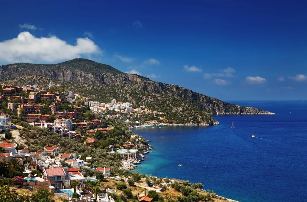 Kalkan Bölgesi Havadan Görünümü