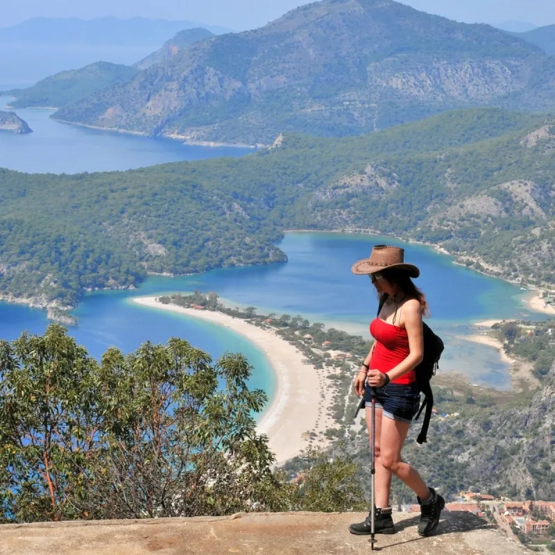 Ölüdeniz'de trekking