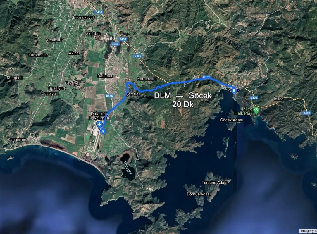 Transportation Between Dalaman Airport - Göcek